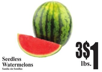 Baja Ranch Seedless Watermelon offer