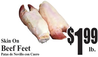 Baja Ranch Skin On Beef Feet offer