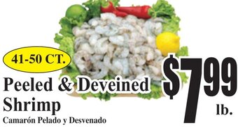 Baja Ranch Peeled & Deveined Shrimp offer