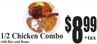 Baja Ranch 1/2 Chicken Combo offer