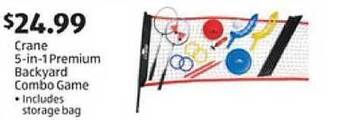 Aldi Crane 5-in-1 Premium Backyard Combo Game offer