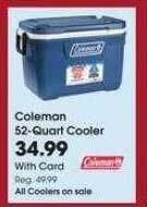 Fred Meyer Coleman 52-quart Cooler offer