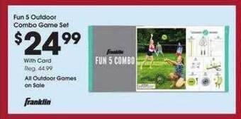 Fun 5 Outdoor Combo Game Set