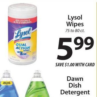 ACME Lysol Wipes offer