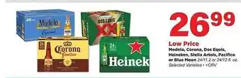 Stater Bros Modelo, Corona, Dos Equis, Heineken, Stella Artois, Pacifico Or Blue Moon offer