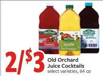 Fareway Old Orchard Juice Cocktails offer