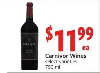 Fareway Carnivor Wines offer