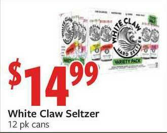 Fareway White Claw Seltzer offer