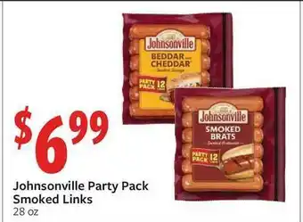 Fareway Johnsonville Party Pack Smoked Links offer