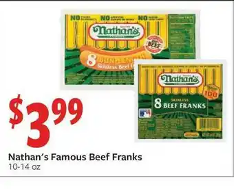 Fareway Nathan's Famous Beef Franks offer