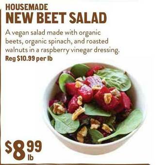New Seasons Market Housemade New Beet Salad offer