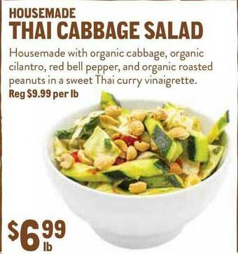 New Seasons Market Housemade Thai Cabbage Salad offer