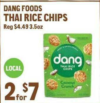 New Seasons Market Dang Foods Thai Rice Chips offer