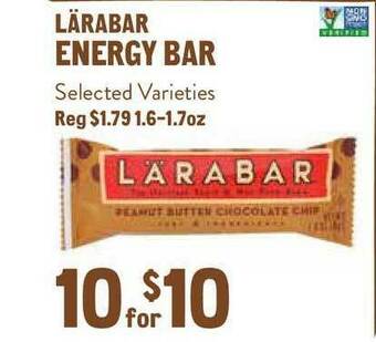 New Seasons Market Larabar Energy Bar offer