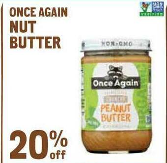 New Seasons Market Once Again Nut Butter offer