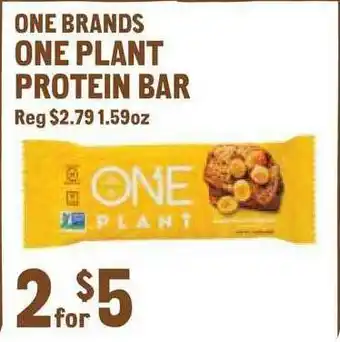 New Seasons Market One Brands One Plant Protein Bar offer