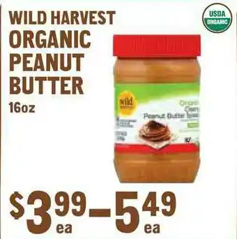 New Seasons Market Wild Harvest Organic Peaunut Butter offer