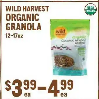 New Seasons Market Wild Harvest Organic Granola offer