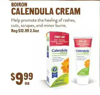 New Seasons Market Boiron Calendula Cream offer