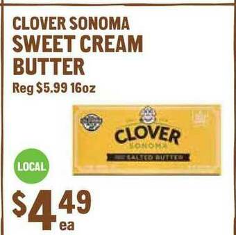 New Seasons Market Clover Sonoma Sweet Cream Butter offer