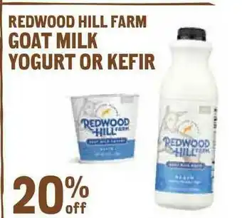 New Seasons Market Redwood Hill Farm Goat Milk Yogurt Or Kefir offer