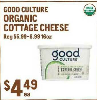 New Seasons Market Good Culture Organic Cottage Cheese offer