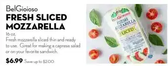 Bristol Farms Fresh Sliced Mozzarella offer