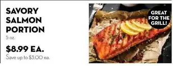 Bristol Farms Savory Salmon Portion offer