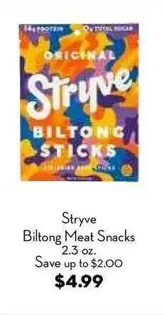Styrve Biltong Meal Snacks