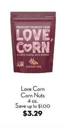 Bristol Farms Love Corn Corn Nuts offer