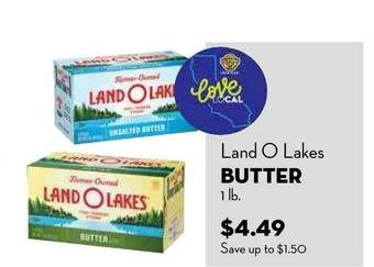 Bristol Farms Land O Lakes Butter offer