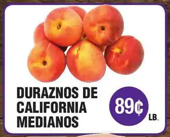 Carnicerias Jimenez Duraznos De California Medianos offer