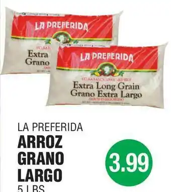 Carnicerias Jimenez La Preferida Arroz Grano Largo offer