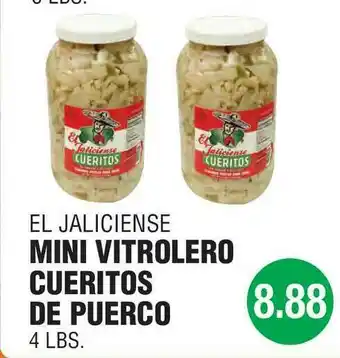 Mini Vitrolero Cueritos De Puerco
