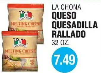 Carnicerias Jimenez La Chona Queso Quesadilla Rallado offer