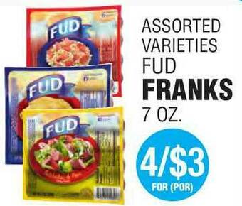 Carnicerias Jimenez Fud Franks offer