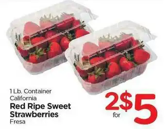 Red Ripe Sweet Strawberries