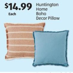Aldi Huntington Home Boho Decor Pillow offer