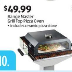 Aldi Range Master Grill Top Pizza Oven offer