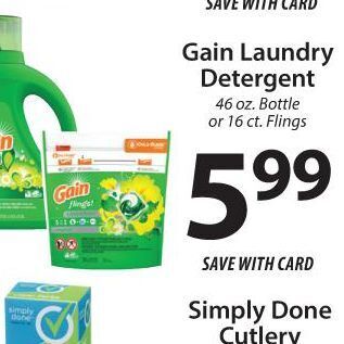 ACME Gain Laundry Detergent offer