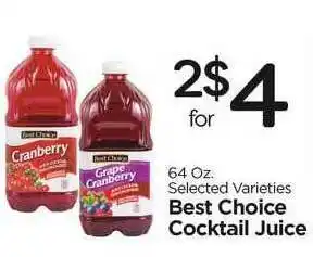 Edwards Food Giant Best Choice Cocktail Juice offer
