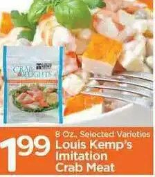 Edwards Food Giant Louis Kemp's Imitation Crab Meat offer