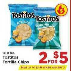 Homeland Market Tostitos Tortilla Chips offer