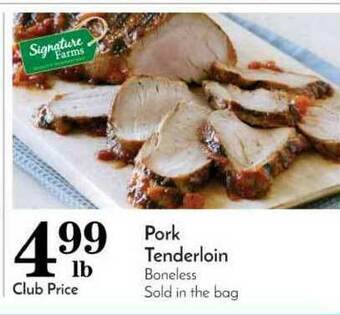 Pavilions Pork Tenderloin offer