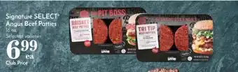 Pavilions Signature Select Angus Beef Patties offer