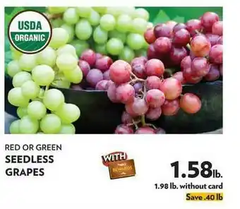 Red Or Green Seedless Grapes