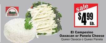 Rancho Markets El Campesino Oaxacan Or Panela Cheese offer
