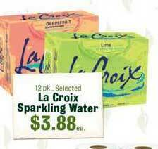 Robert Fresh Market La Croix Sparkling Water offer