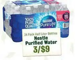 Robert Fresh Market Nestle Purified Water offer