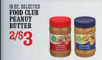 Food Club Peanut Butter